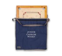 Uber Games - Junior Carrom Board Set & Carry Bag- 27 x 27 inch playing board Including Carrom Men, Striker & Powder - Entry Level set - Made in India - suitable for beginners, children & families