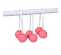 Uber Games - Ladder Golf Bolas - Set of 6 spare Soft ball bolas - 3 Sky & 3 Coral - Made from flexible plastic with Balls spaced 12” (30cm) with rope - Suitable for families & adults - fun game