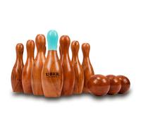 Uber Games Premium Wooden Skittles