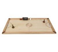 Uber Games Shuffle Puck Air Hockey Game Table Multicolor Wood 2 Players