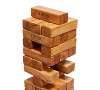 Uber Games Tumble Towers - Varnished Hardwood - Giant