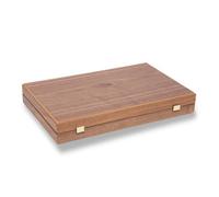 Uber Games Walnut Backgammon Set - Blue