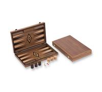 Uber Games Red Uber Walnut Premium Quality Backgammon Set - (48cm x 60cm x 4xm when open)