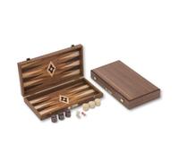 Uber Games Walnut Veneer Premium Backgammon Set
