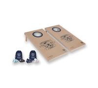 Uber Games - World Cornhole League - 120 x 60cm Double Board Set - Regulation Size 4 x 2 Foot Tournament Quality Board & 16 Professional Cornhole Bags - Official Licensed Premium Product