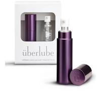 Uberlube Premium Silicone Lube - Discreet Travel Kit (Eggplant - 15ml)