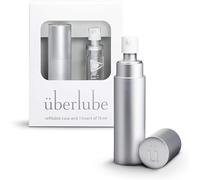 Uberlube Premium Silicone Lube - Discreet Travel Kit (Silver - 15ml)