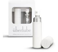 Uberlube Premium Silicone Lube - Discreet Travel Kit (White - 15ml)
