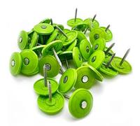 UberQuiet MLV Cap Nails, 1-inch, for Installation of Mass-Loaded Vinyl Noise Barriers, Small (250 pcs)