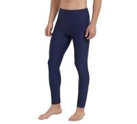 Ubestyle UPF 50+ Men's Active Surfing Water Leggings Swim Pants Swim Tights Beach Pants Sun Protective, Navy, XXL