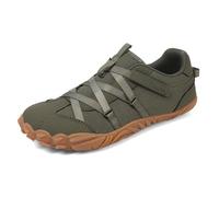 UBFEN Womens Barefoot Shoes Sneakers with Lightweight Minimalist Zero Drop for Walking Hiking Running Comfortable Casual Fashion Tennis Shoes, Green, 7 UK
