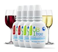 UBfree Wine Drops - 4 Pack Red & White - Sulfite and Histamine Remover for Red and White Wine - Natural, Odorless, Tasteless, Reduces Headaches and Allergies - Portable