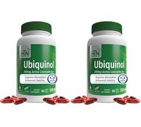 Ubiquinol 200 Milligram EAF CoQ10 (Enhanced Absorption Formula Coenzyme Q10 as Kaneka Ubiquinol) (90 Softgels) (Pack of 2)