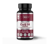 Ubiquinone Co Enzyme Q10 Softgel Capsules, Super Strength Vegan Friendly Naturally Fermented High Absorption CoQ10 Capsules Made in The UK to GMP Standards - The Intelligent Health (90 Count, 300 mg)