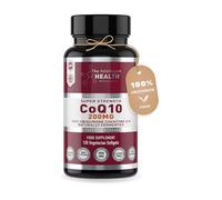 Ubiquinone Co Enzyme Q10 Softgel Capsules, Super Strength Vegan Friendly Naturally Fermented High Absorption CoQ10 Capsules Made in The UK to GMP Standards - The Intelligent Health (120 count, 200 mg)