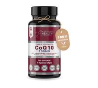 Ubiquinone Coenzyme Q10 100mg Softgel Capsules, 90 Super Strength Vegan Friendly Naturally Fermented High Absorption CoQ10 Capsules Made in The UK to GMP Standards - by The Intelligent Health