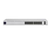 Ubiquiti UniFi USW-24 24-Port 24 x 10/100/1000 + 2 x Gigabit SFP L2 Rack Mountable Mananged Network Switch