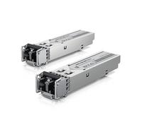 Ubiquiti UACC-OM-MM-1G-D-2. SFP transceiver type: Fiber optic Maximum data transfer rate: 1250 Mbit/s Interface type: SFP. Product colour: Stainless steel. Quantity per pack: 2 pc(s)