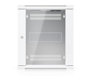 Ubiquiti UACC-Rack-12U-Wall-450-G・Wall Mounted Rack・12U・50 kg・Lock ・19 kg・White (UACC-RACK-12U-WALL-450-G)