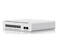 Ubiquiti UniFi Pro XG 8 PoE USW-Pro-XG-8-PoE 8-Port 10GbE PoE++ Layer 3 Managed Switch, 2x 10G SFP+, 155W, Desktop/Wall-Mountable