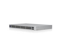 Ubiquiti UniFi USW-48-POE network switch Managed L2 Gigabit Ethernet (10/100/1000) Power over Ethernet (PoE) 1U Stainless steel