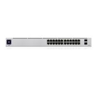 Ubiquiti UniFi USW-24 24-Port 24 x 10/100/1000 + 2 x Gigabit SFP L2 Rack Mountable Mananged Network Switch