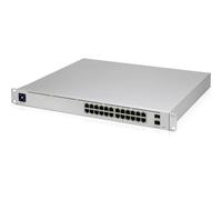 Ubiquiti UniFi Pro 24-Port PoE Managed L2/L3 Gigabit Ethernet (10/100/1000) Power over Ethernet (PoE) 1U Silver