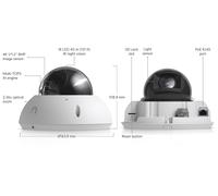 Ubiquiti UVC-G6-Pro-Dome-W UniFi Outdoor 4K UHD PoE+ ANPR Dome IP Camera