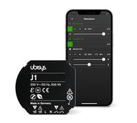 ubisys Zigbee Roller Shutter Control J1: Zigbee Wireless Blind / Roller Shutter Actuator for Retrofitting for Smart Shading in Your Smart Home.