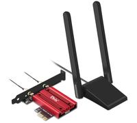 Ubit Wi-Fi 7 Card 6338Mbps 6G+5G+2.4G with Bluetooth 5.4, 160MHz 802.11be PCIe WiFi Card Tri-Band Wireless Network Adapter for PC with 4K QAM MU-MIMO,OFDMA,Ultra-Low Latency, Win 11 (64bit) only.