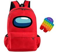 Ubiuo Among Us Backpack, Impostor Kids school bag Unisex Rucksack Daypack School Travel Laptop Tablet Bags