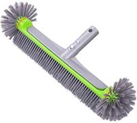 Ubiuo Pool Brush Head for Cleaning Pool Walls, Heavy Duty Ground / Above Ground Swimming Pool Round Scrub Brush, High Quality Strong Bristles and R...