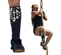 UBK MADE Shin Sleeves Pro Reflective 7mm Neoprene, Deadlift, Rope Climb, Box Jumps for Men and Women(ONE Piece) (L/XL)