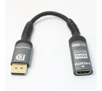 Ubluker 4K 60Hz DisplayPort to HDMI Adapter, Premium IC:PS176 DP to HDMI Extension Cable Male to Female 4K 60Hz 2K 165Hz 144Hz 120Hz 60Hz Support UHBR HDCP2.3 Netflix PC Monitor Laptop Projector TV