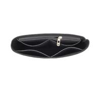 UBOHUZ 2pcs Felt Bag Organizer Sorting Storage Inner Modification Accessories Liner Bags Support for Handbags(Black-Ten Grid)