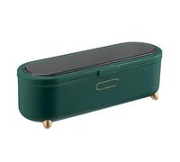 UBOHUZ 4 Grid Seasoning Box Large Capacity Sealed Spice Jar Multi-Purpose Storage Case Kitchen Accessories For Salt Sugars for Salt Sugar Spice Pepper(Green)