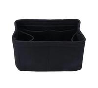 UBOHUZ 4pcs Felt Insert Bag Makeup Bag Interior Handbag Portable Storage Tote Bags Travel Cosmetic Organizer Pouch Bags For Women for Handbags(Black,30x15x16cm)