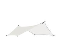 UBOHUZ Camping Tent Tarps Outdoor Tarp Tent Waterproof Sun Shelter For Tourism Picnic Hexagon Sunshade Canopy Camping Awning Pergola Flysheet For Camping(White)