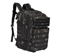 UBORSE Military Tactical Backpack 40L Large Army Assault Backpack MOLLE Heavy Duty Outdoor Backpack with Laptop Compartment for Hiking Camping Travelling Trekking