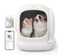 UBPET C20 Big-Opening Self Cleaning Cat Litter Tray Automatic Litter Box, 0 Cat-trap Risk | Deodorize | Low Entry | APP Control Electric Smart Robot Litter Box for Multiple Cats