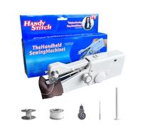 UBRAVE Handheld Sewing Machine With Sewing Accessories,Diy Mending Machine Household Sewing Handheld,Easy To Use. For Beginners And Professionals To Use At Home, Dormitory Or While Raveling(White)