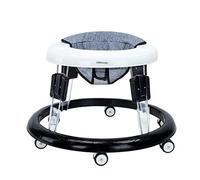 UBRAVOO Adjustable Baby Walker, Walkers for Baby with Universal Wheels, Height Adjustable, Folding & Compact Walker for Girls Boys 6-18 Months, Flax Grey