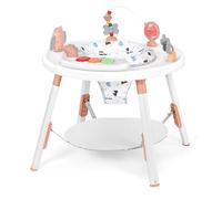 UBRAVOO Baby Activity Center,3-in-1 Baby Walk Along Toys with Removable Toys and 360° Rotating Seat - Ideal for Infant Development and Entertainment (Pink)