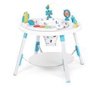 UBRAVOO Baby Activity Center,3-in-1 Baby Walk Along Toys with Removable Toys and 360° Rotating Seat - Ideal for Infant Development and Entertainment (Blue)