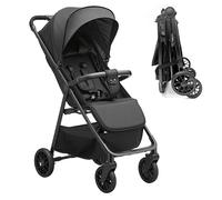 UBRAVOO Baby Stroller for Toddlers with Reclining Seat,Ultra Compact Stroller with Large Storage Basket, Canopy, Parent Handle, Lightweight Push Chair for Travel Buggy and More