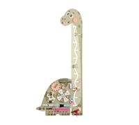UBRAVOO Wooden Activity Wall Board, Educational Sensory Panel, Children's Room Decor (Green dinosaur)