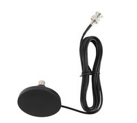 Ubric Antenna Extension Cable, BNC Male and Female Antenna with Strong Magnetic Base for Q9 Wireless Microphone, RG174 (3 Meters)