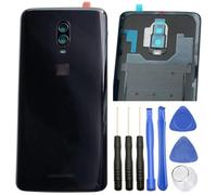 Ubrokeifixit for OnePlus 6T Housing Rear Back Glass Door Cover Replacement for OnePlus 6T A6010 A6013 LTE 6.41" (Mirror Black)