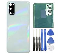 ubrokeifixit Galaxy S20 Rear Back Glass Cover Replacement for Samsung Galaxy S20 G980F 6.2",S20 5G UW Verizon G981V,S20 5G G981 (S20 6.2-White)