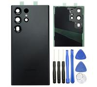 ubrokeifixit Galaxy S23 Ultra SM-S918W Rear Back Glass Door Cover Replacement for Samsung Galaxy S23 Ultra SM-S918U1 S918U S918W 6.8" 2023,w/Camera Lens (S23 Ultra-BlackGray)